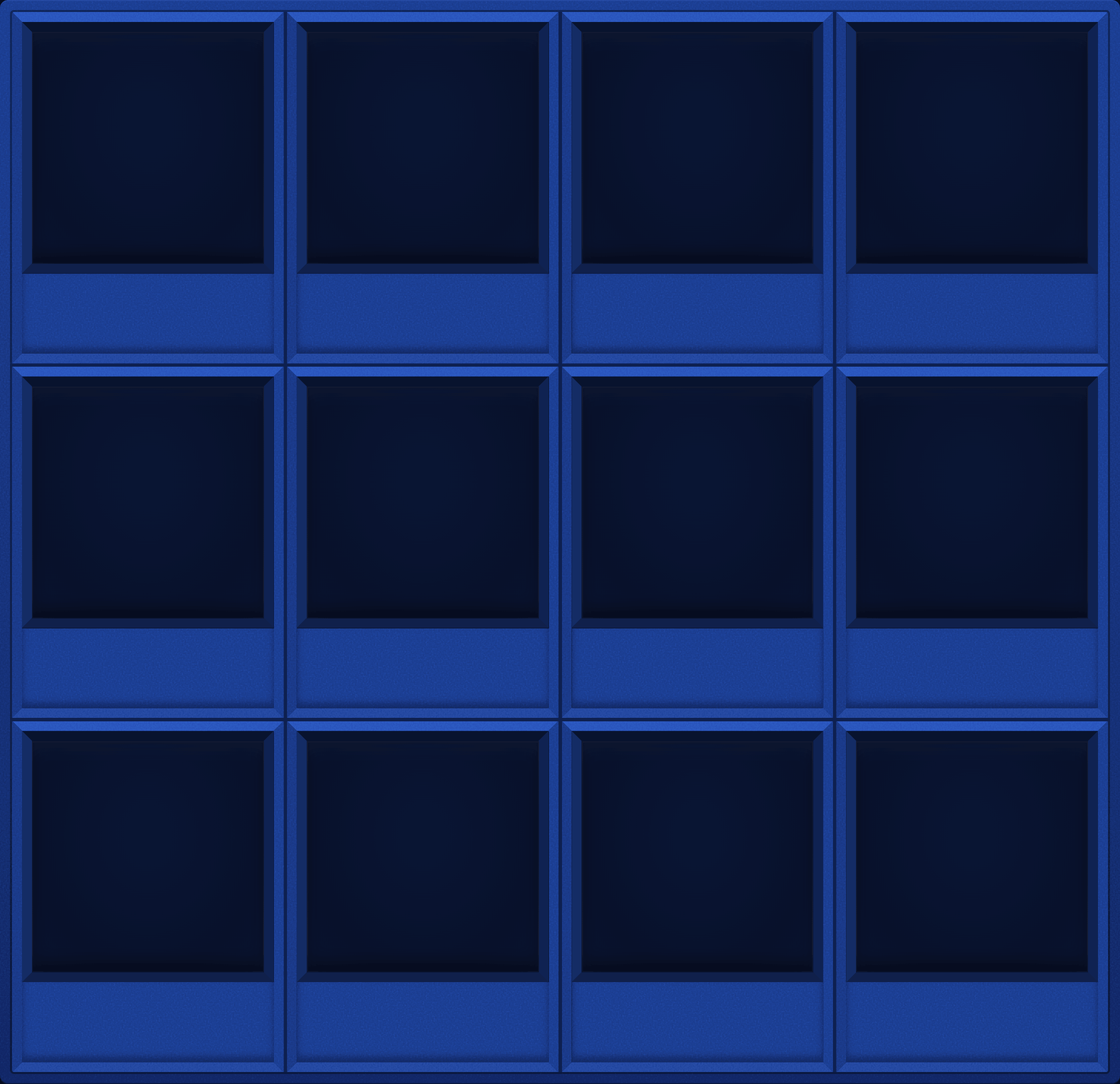 Blue Display Case (3x4)